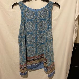Max Studio Colorful Tank Top Blouse